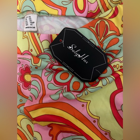 Women's Boho Floral Hippie Pants - Picture 3 of 4